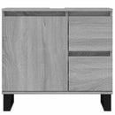 vidaXL szürke sonoma színű szerelt fa fürdőszobaszekrény 65x33x60 cm