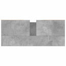 vidaXL betonszürke szerelt fa fürdőszobaszekrény 80 x 33 x 60 cm