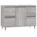 vidaXL szürke sonoma színű szerelt fa mosdószekrény 80 x 33 x 60 cm