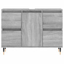 vidaXL szürke sonoma színű szerelt fa mosdószekrény 80 x 33 x 60 cm