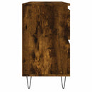 vidaXL füstös tölgy színű szerelt fa fürdőszobaszekrény 80x33x60 cm