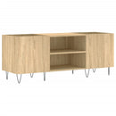 vidaXL sonoma tölgy színű szerelt fa hanglemezszekrény 121x38x48 cm