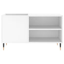 vidaXL fehér szerelt fa hanglemezszekrény 85x38x48 cm