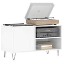 vidaXL fehér szerelt fa hanglemezszekrény 85x38x48 cm