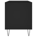 vidaXL fekete szerelt fa hanglemezszekrény 85x38x48 cm