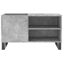 vidaXL betonszürke szerelt fa hanglemezszekrény 85x38x48 cm