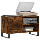 vidaXL füstös tölgy színű szerelt fa hanglemezszekrény 85x38x48 cm