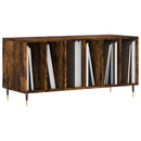 vidaXL füstös tölgy színű szerelt fa hanglemezszekrény 100x38x48 cm