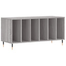 vidaXL szürke sonoma színű szerelt fa hanglemezszekrény 100x38x48 cm