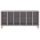 vidaXL szürke sonoma színű szerelt fa hanglemezszekrény 100x38x48 cm