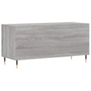 vidaXL szürke sonoma színű szerelt fa hanglemezszekrény 100x38x48 cm