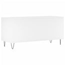 vidaXL fehér szerelt fa hanglemezszekrény 100 x 38 x 48 cm