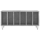 vidaXL betonszürke szerelt fa hanglemezszekrény 100 x 38 x 48 cm