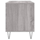 vidaXL szürke sonoma színű szerelt fa hanglemezszekrény 100x38x48 cm