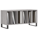 vidaXL szürke sonoma színű szerelt fa hanglemezszekrény 100x38x48 cm