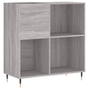 vidaXL szürke sonoma színű szerelt fa hanglemezszekrény 84,5x38x89 cm