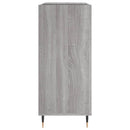 vidaXL szürke sonoma színű szerelt fa hanglemezszekrény 84,5x38x89 cm