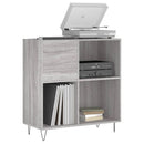 vidaXL szürke sonoma színű szerelt fa hanglemezszekrény 84,5x38x89 cm
