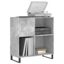 vidaXL betonszürke szerelt fa hanglemezszekrény 84,5 x 38 x 89 cm