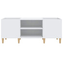 vidaXL fehér, rétegelt lemezszekrény 121 x 38 x 48 cm, fa textúra