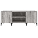 vidaXL szürke sonoma színű szerelt fa hanglemezszekrény 121x38x48 cm