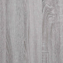 vidaXL szürke sonoma színű szerelt fa hanglemezszekrény 121x38x48 cm