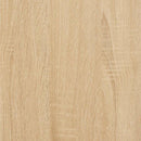 vidaXL sonoma tölgy színű szerelt fa hanglemezszekrény 84,5x38x48 cm