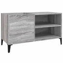 vidaXL szürke sonoma színű szerelt fa hanglemezszekrény 84,5x38x48 cm