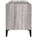 vidaXL szürke sonoma színű szerelt fa hanglemezszekrény 84,5x38x48 cm