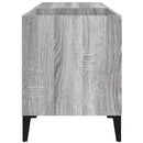 vidaXL szürke sonoma színű szerelt fa hanglemezszekrény 84,5x38x48 cm