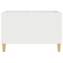 vidaXL fehér szerelt fa hanglemezszekrény 74,5x38x48 cm