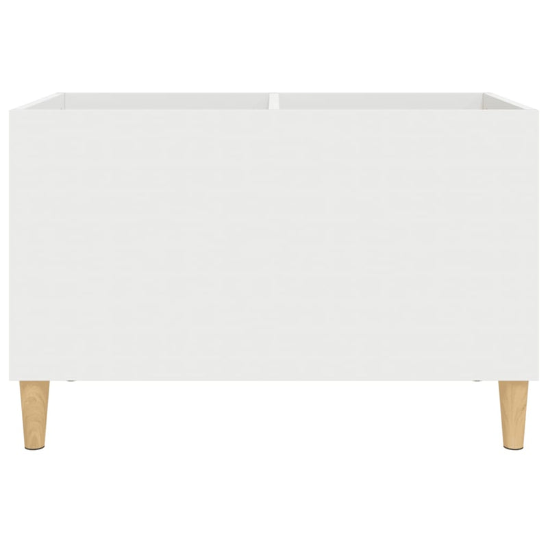 vidaXL fehér szerelt fa hanglemezszekrény 74,5x38x48 cm