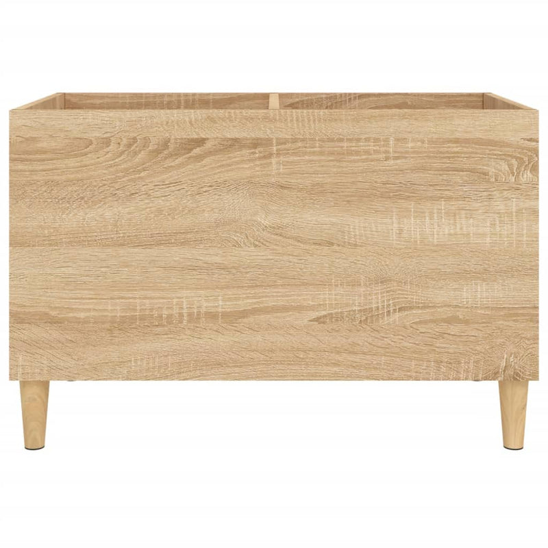 vidaXL sonoma tölgy színű szerelt fa hanglemezszekrény 74,5x38x48 cm