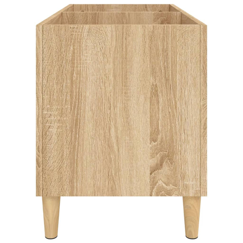 vidaXL sonoma tölgy színű szerelt fa hanglemezszekrény 74,5x38x48 cm