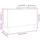 vidaXL betonszürke szerelt fa hanglemezszekrény 74,5x38x48 cm