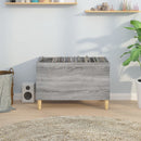 vidaXL szürke sonoma színű szerelt fa hanglemezszekrény 74,5x38x48 cm