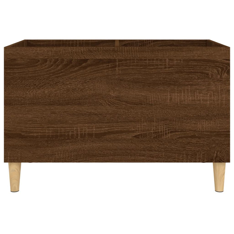 vidaXL barna tölgyszínű szerelt fa hanglemezszekrény 74,5x38x48 cm