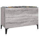 vidaXL szürke sonoma színű szerelt fa hanglemezszekrény 74,5x38x48 cm