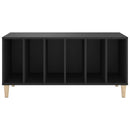 vidaXL fekete szerelt fa hanglemezszekrény 100 x 38x 48 cm