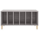 vidaXL szürke sonoma színű szerelt fa hanglemezszekrény 100x38x48 cm