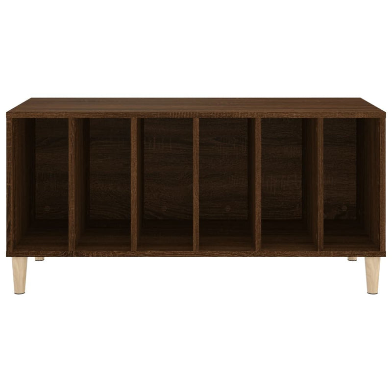 vidaXL barna tölgy színű szerelt fa hanglemezszekrény 100 x 38 x 48 cm