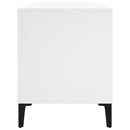 vidaXL fehér szerelt fa hanglemezszekrény 100 x 38 x 48 cm