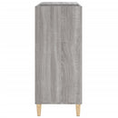 vidaXL szürke sonoma színű szerelt fa hanglemezszekrény 84,5x38x89 cm
