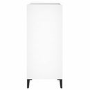 vidaXL fehér szerelt fa hanglemezszekrény 84,5 x 38 x 89 cm