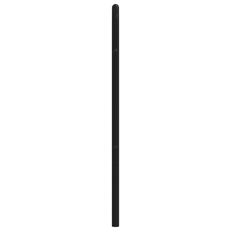 vidaXL fekete fém fejtámla 80 cm