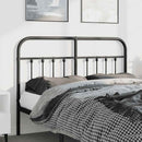 vidaXL fekete fém csere fejtámla 135 cm