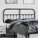 vidaXL fekete fém csere fejtámla 140 cm