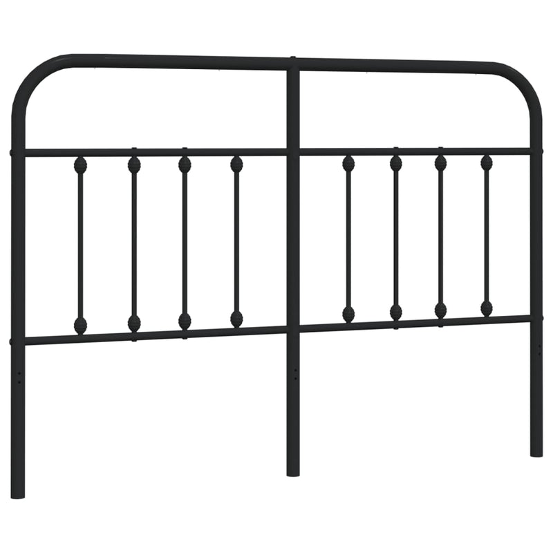 vidaXL fekete fém fejtámla 150 cm