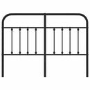 vidaXL fekete fém csere fejtámla 150 cm