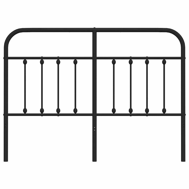 vidaXL fekete fém fejtámla 150 cm